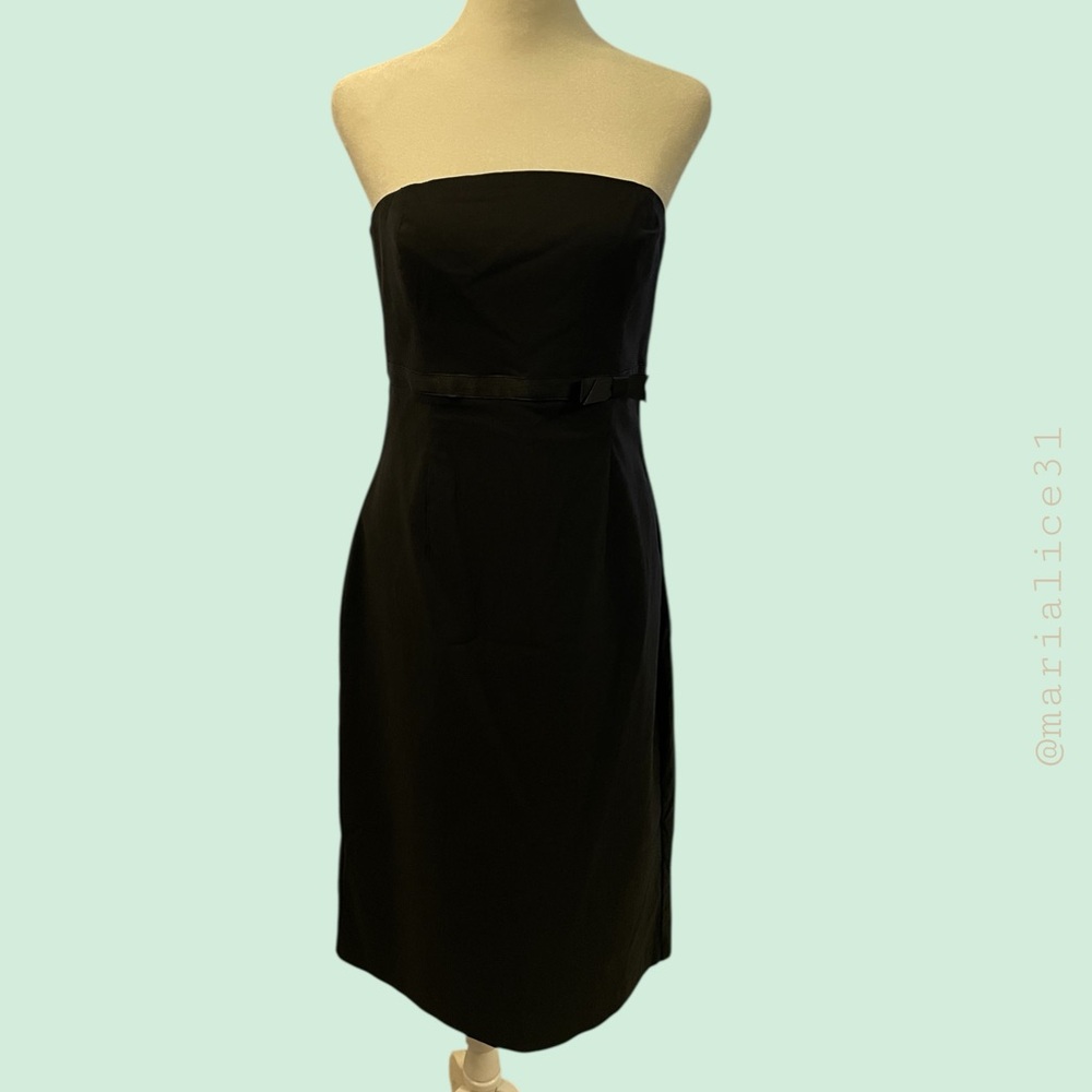 Express Stretch Strapless Dress. Black. Size 10. EUC. Measurements in pictures. - Picture 15 of 15